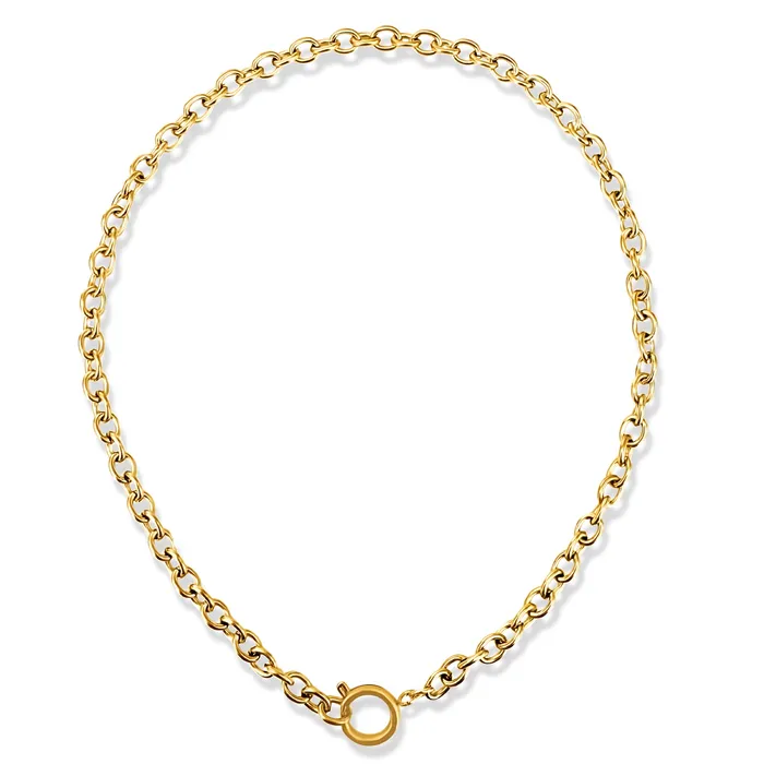 Necklaces Ellie Vail Melody Sailor Clasp Chain Necklace