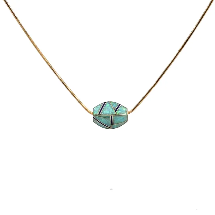 PreOwned Opal and Lapis Lazuli Pendant STORE 5a Necklaces
